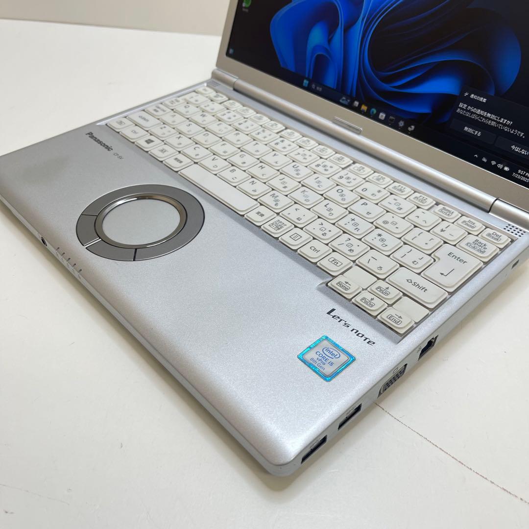 #052 パナソニック CFSV7-3 i5-8350U 8GB SSD256G