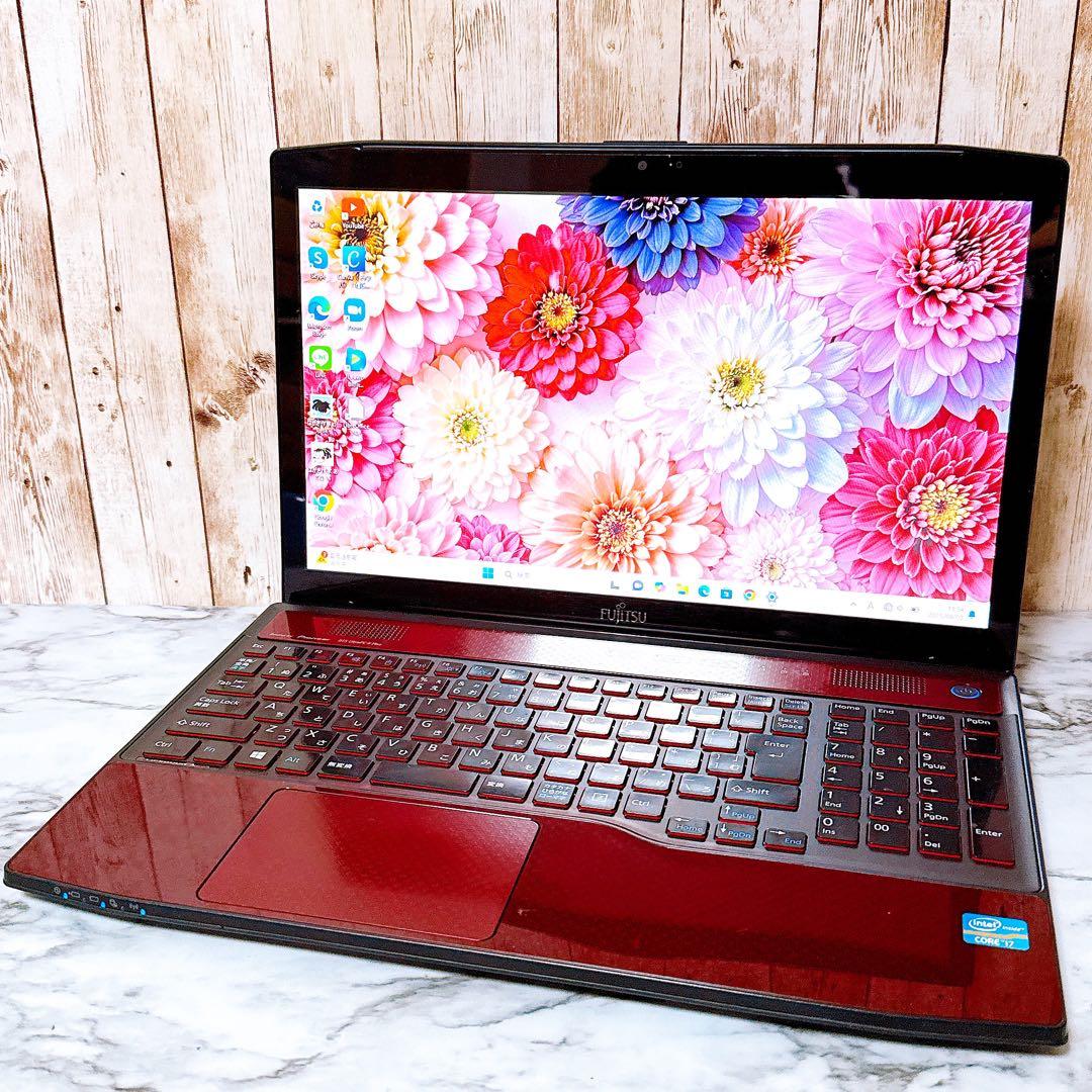 高性能i7＆メモリ8GB✨超大容量1TB✨タッチパネル すぐ使えるノートパソコン