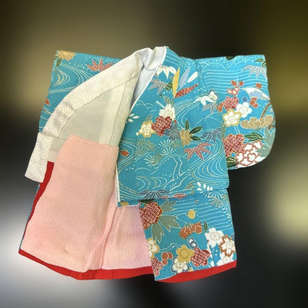 正絹　人形　ミニチュア　お着物　髪飾り　かんざし　和装