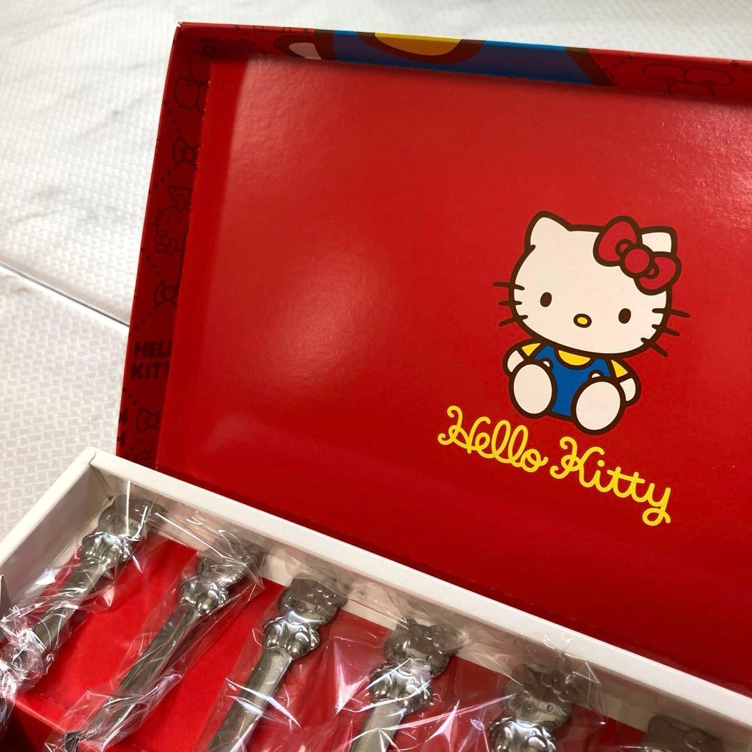 【新品】ハローキティ カトラリー 14点 非売品 2014／2016 レア 食器