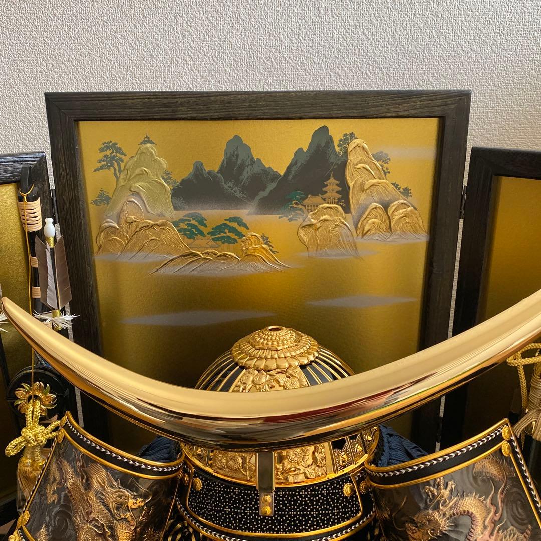 五月人形 伊達政宗　着用兜　子供の日　端午の節句　兜飾り