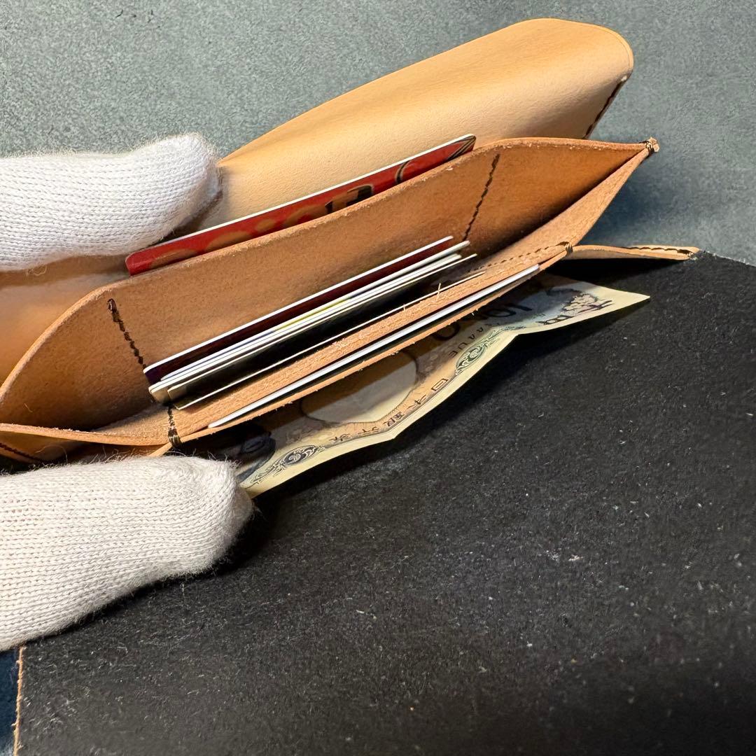 【栃木レザー】トラッカーウォレット ブラック 黒 コンチョ ロングウォレット