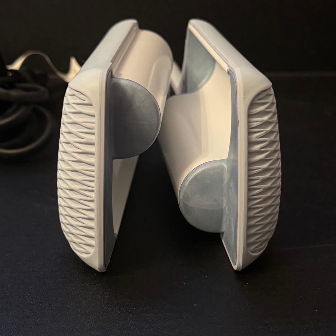 【美品】VODANA トリプルフローウェーブアイロン クリーミーブルー 40mm