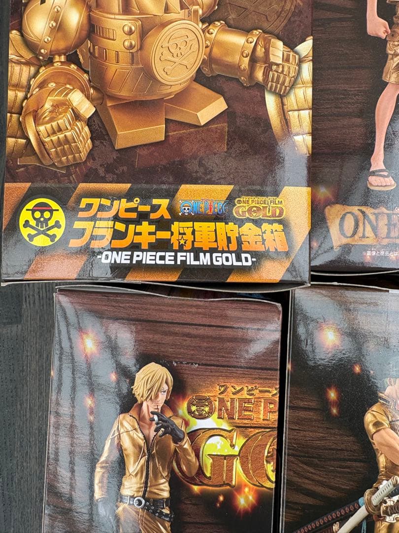 ONE PIECE FILM GOLD フィギュア4体セット　バラ売り不可