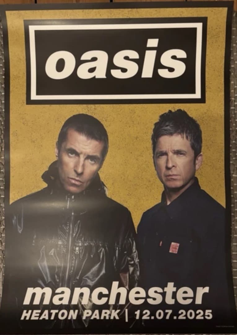 oasis live '25 MANCHSTER限定 ポスター