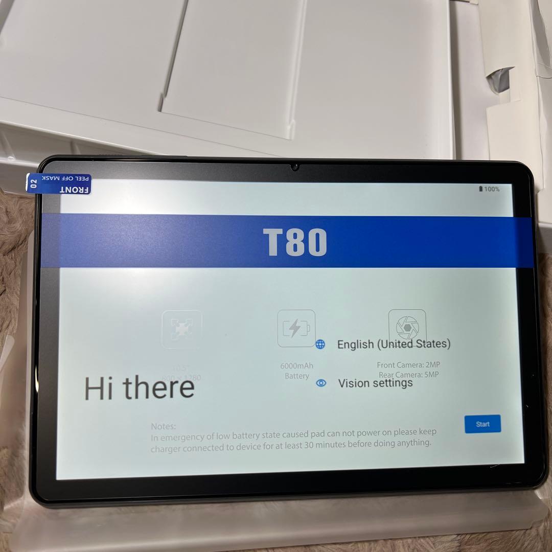 Androidタブレット本体 TABWEE T80 10.5 lnch 4+8GBRAM/64GB ROM
