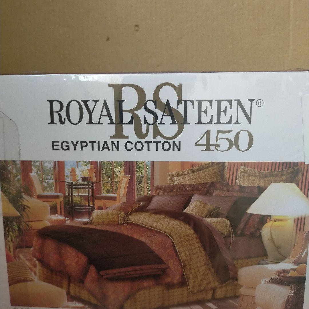 未使用未開封ロイヤルサテンボックスシーツ140x195x38 ジャワフローラル