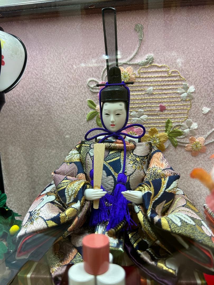 (新品)雛人形　間口520×奥行222×高さ