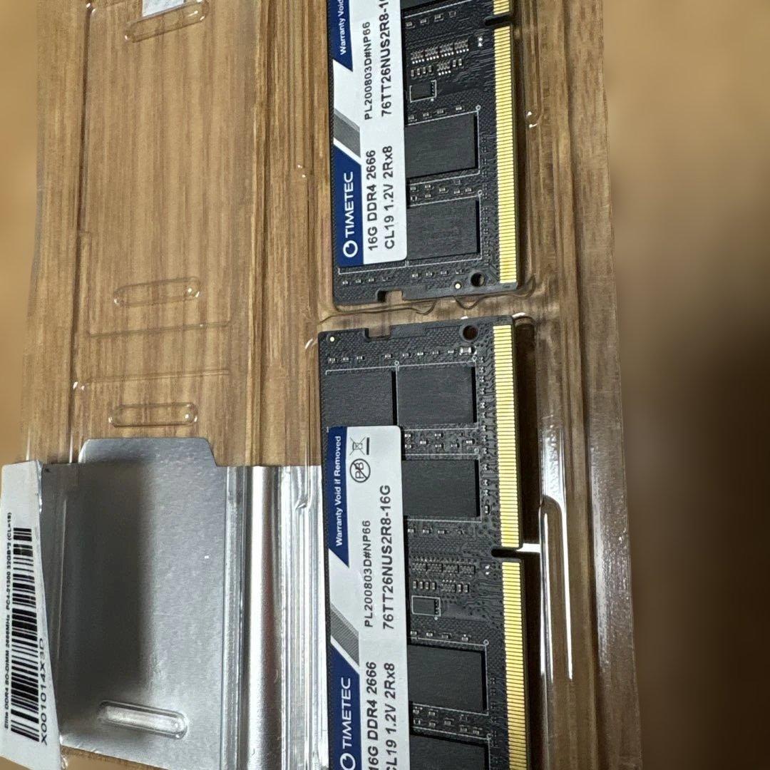 16GB ×2 DDR4 2666