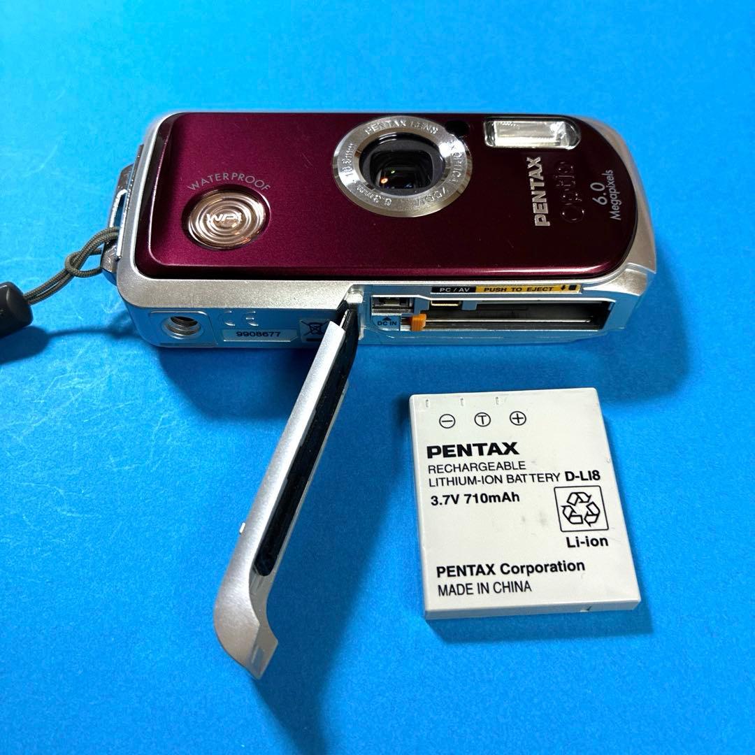 PENTAX Optio WPi ワインレッド