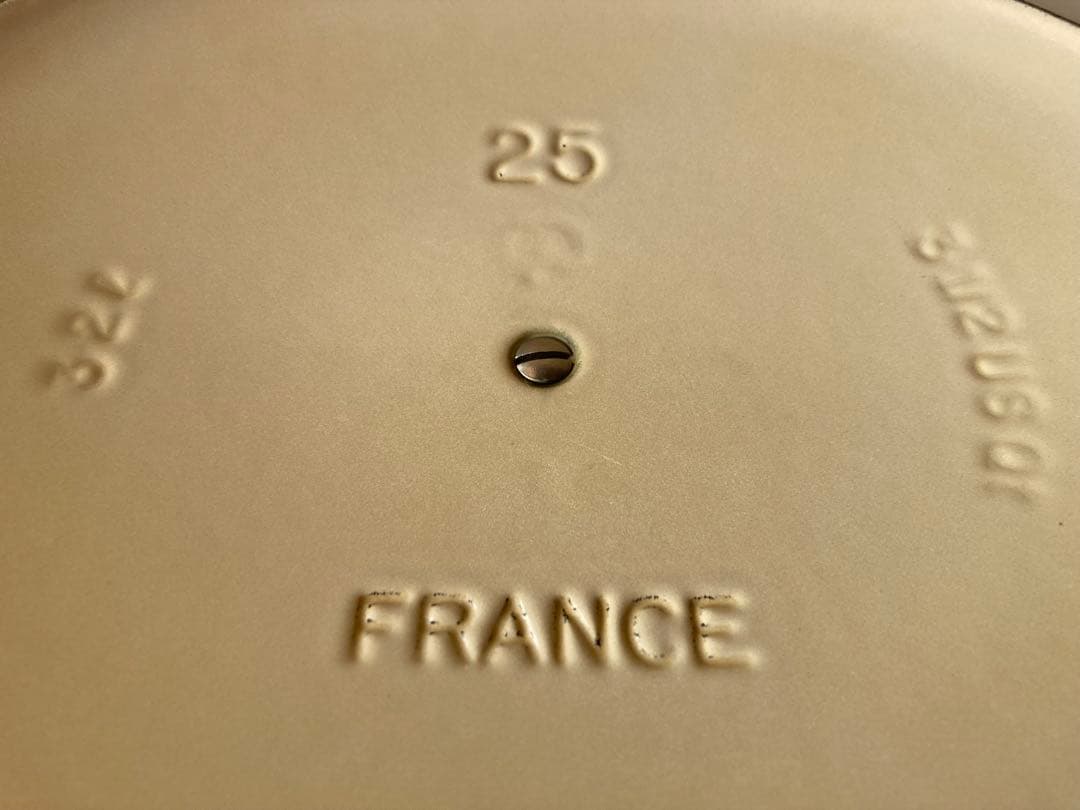 LE CREUSET 両手鍋 オレンジと赤のグラデーション