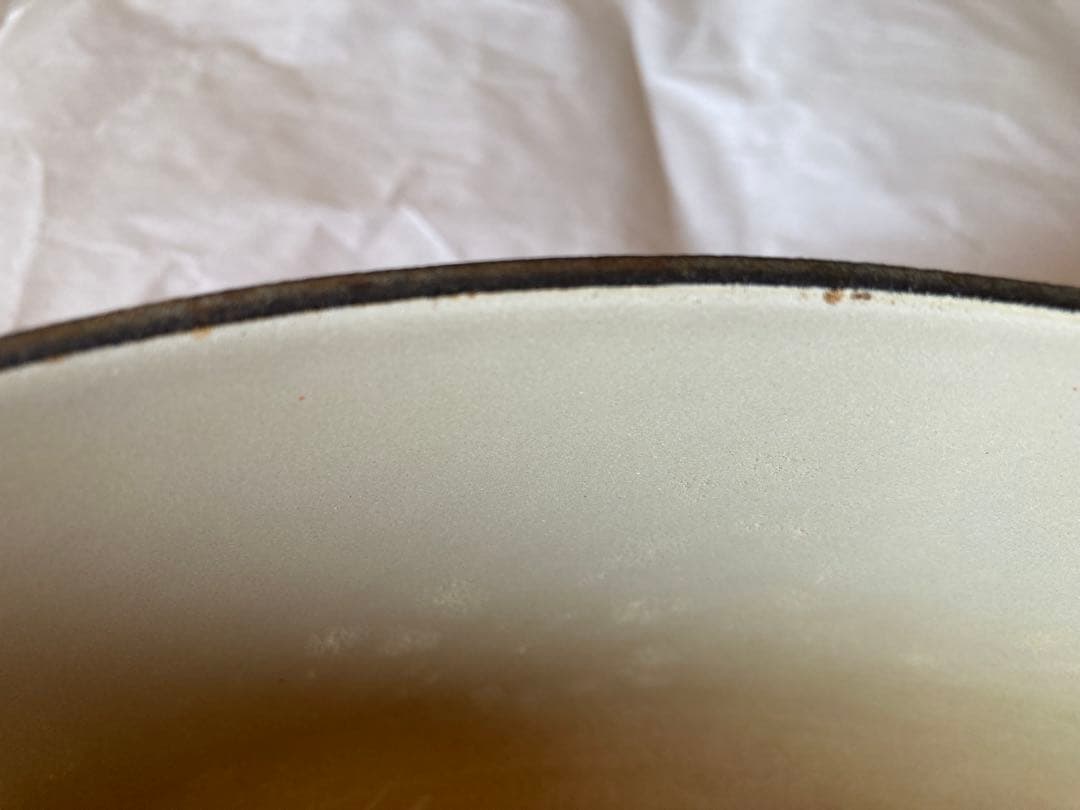 LE CREUSET 両手鍋 オレンジと赤のグラデーション