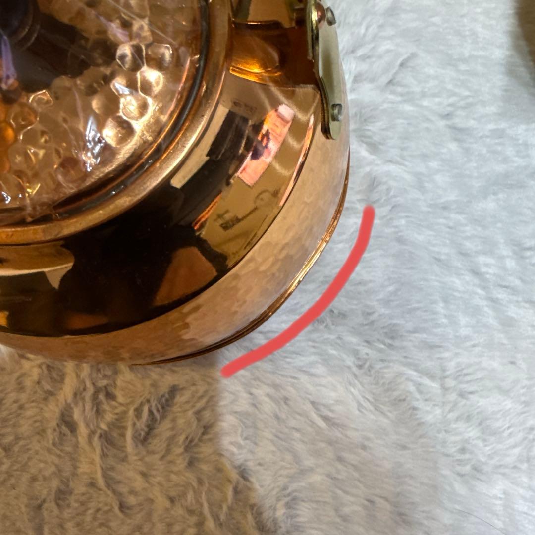 高級純銅製ケトル 2.8リットル　斑鳩（いかるが）