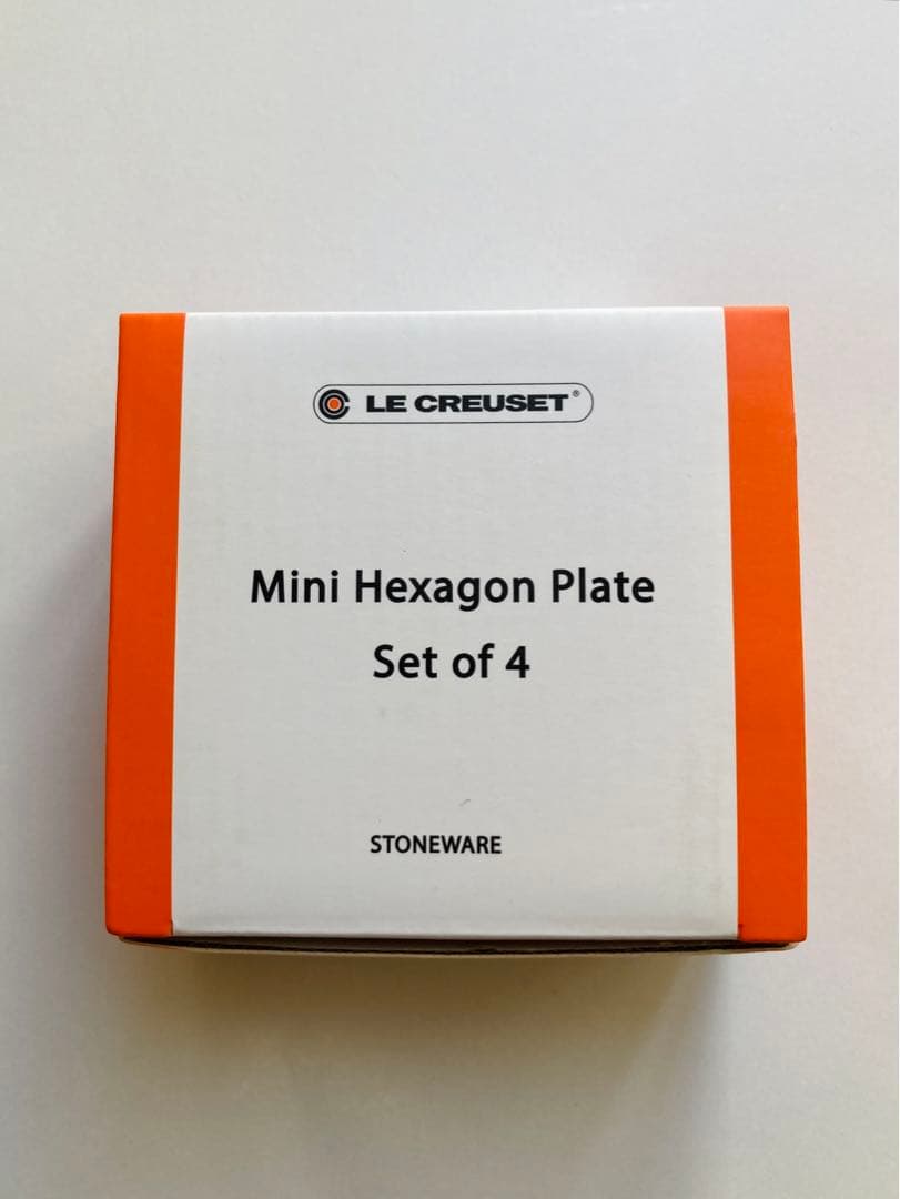 新品 ルクルーゼ ミニヘキサゴンプレート 4枚セット 小皿 豆皿