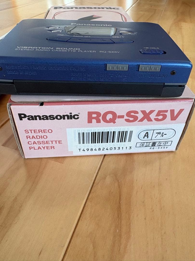 Panasonic RQ-SX5V カセットプレーヤー　ウォークマン　通電