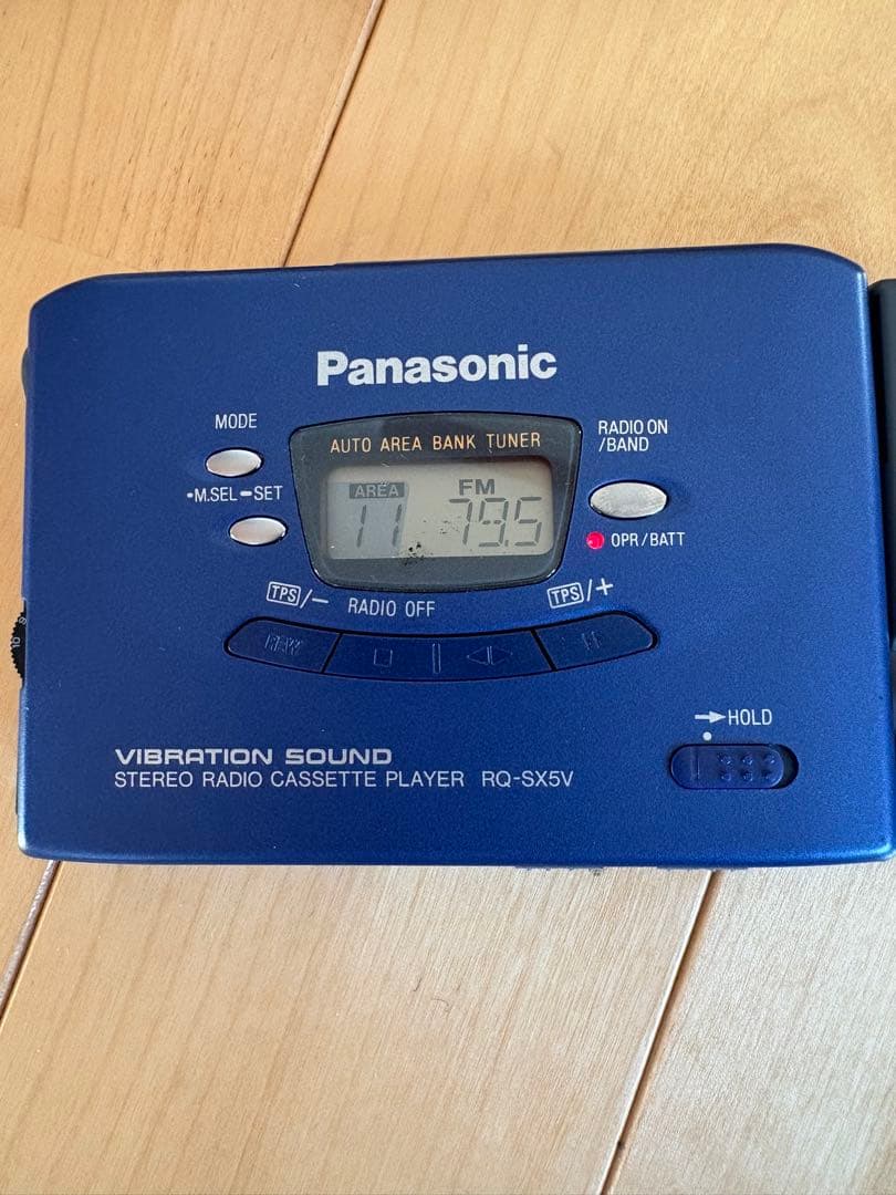 Panasonic RQ-SX5V カセットプレーヤー　ウォークマン　通電