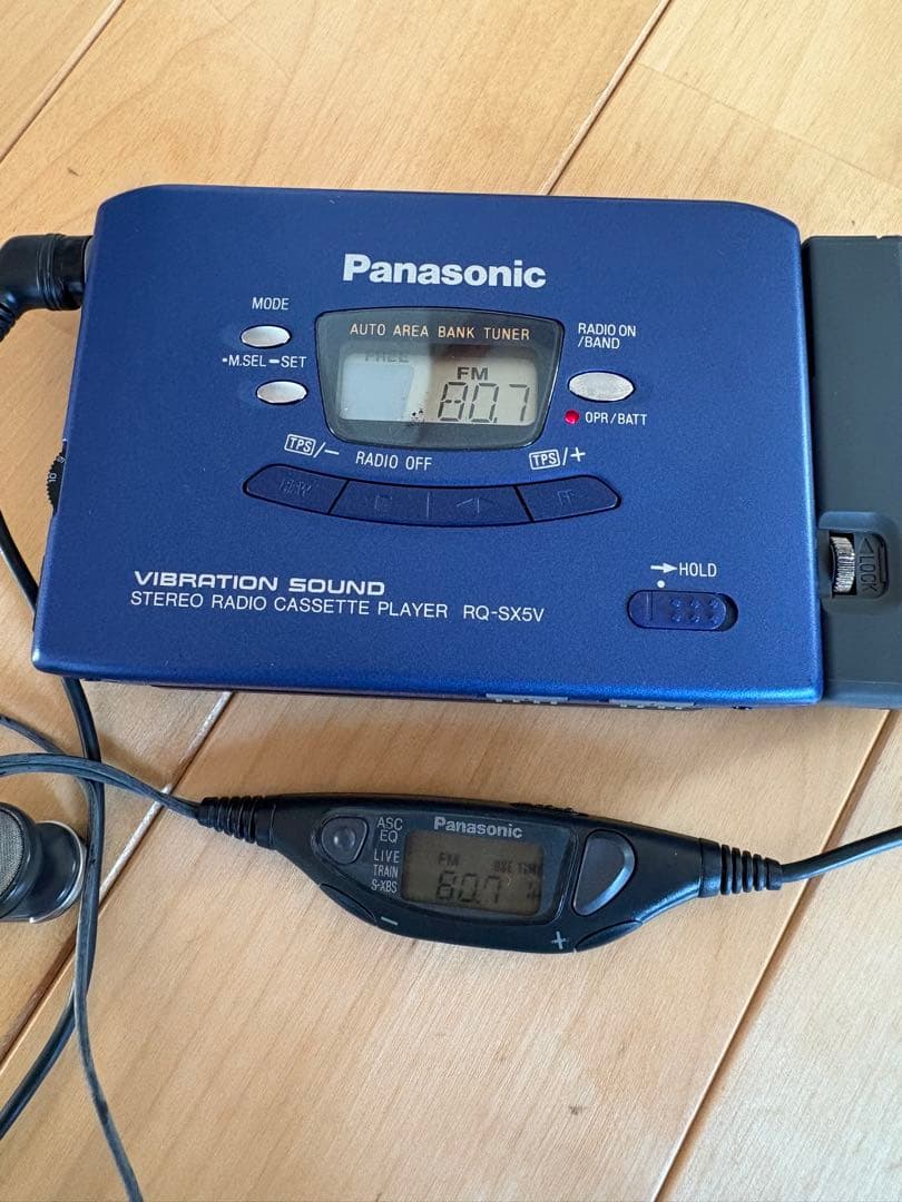 Panasonic RQ-SX5V カセットプレーヤー　ウォークマン　通電