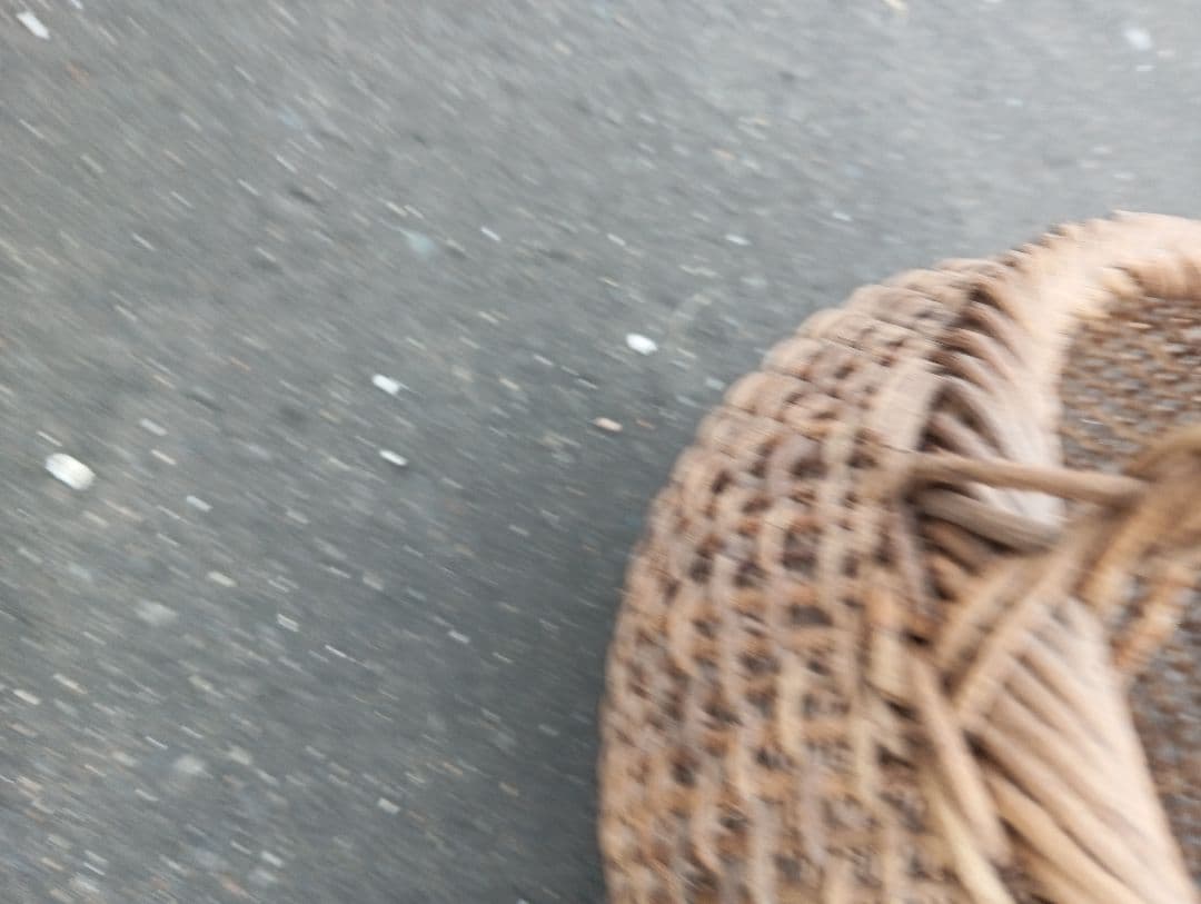 あけび　持ち手つきかご　あけびかご　古道具