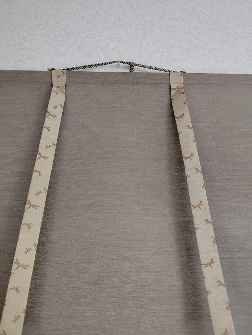 掛軸　耕石　四季の草花