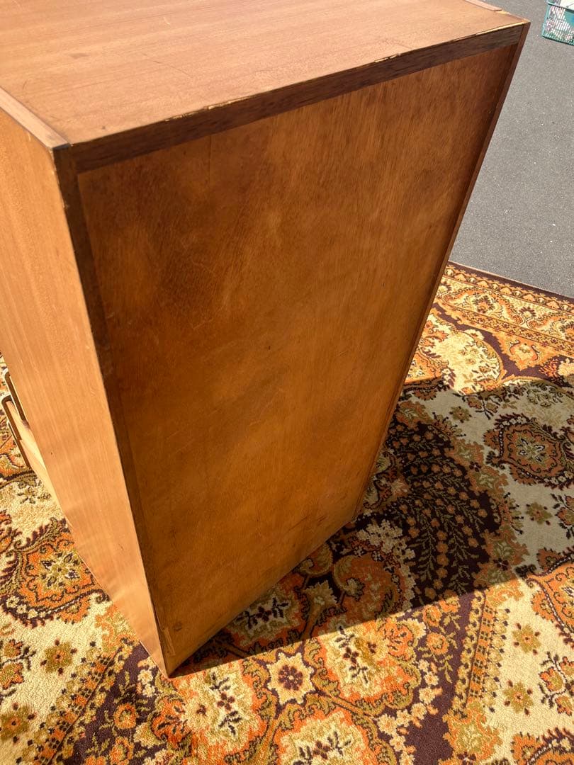 花柄 チェスト 昭和レトロ 当時物 インテリア レトロポップ 白 ホワイト