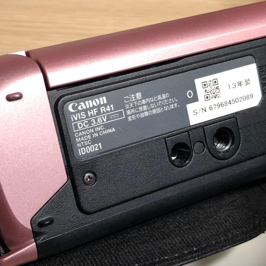 Canon ivis HF R41ピンク　ビデオカメラ