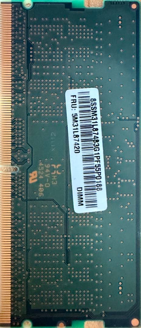 Lenovo純正DDR5-5600 8GB SO-DIMM Micron動確済