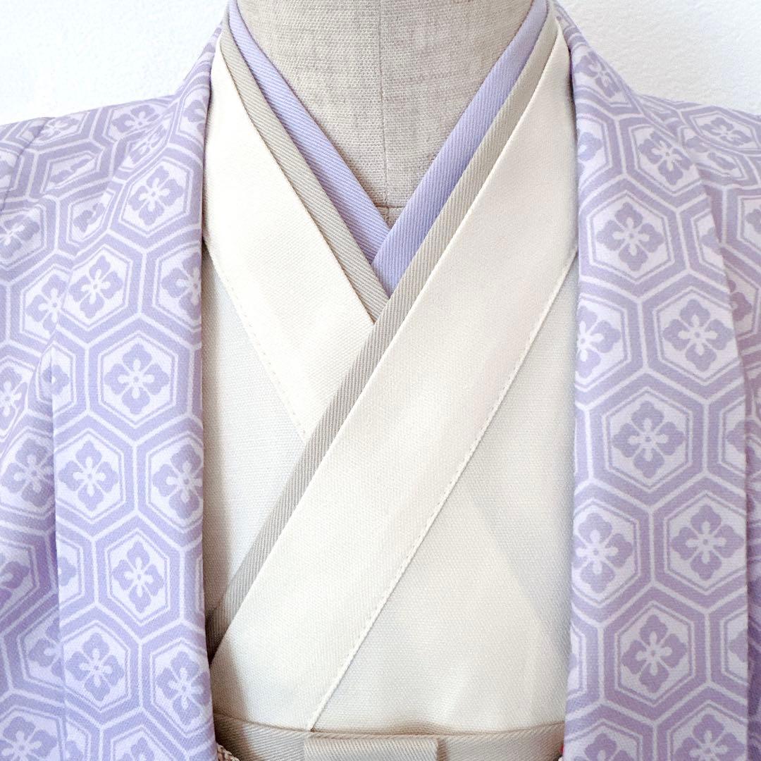 結那 比嘉★［亀甲花菱］5歳 七五三 ꕤ 羽織袴5点セット