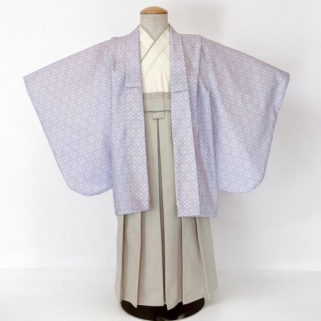 結那 比嘉★［亀甲花菱］5歳 七五三 ꕤ 羽織袴5点セット