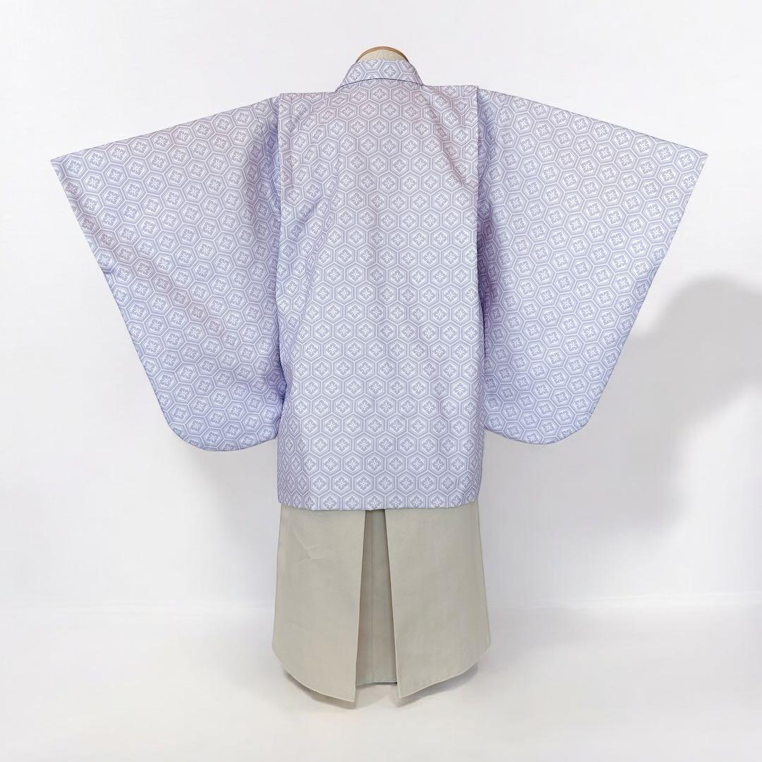 結那 比嘉★［亀甲花菱］5歳 七五三 ꕤ 羽織袴5点セット