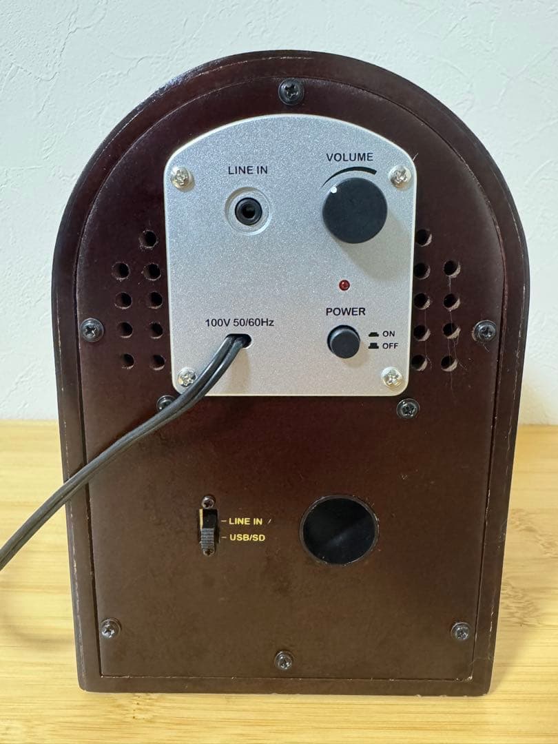 【訳あり品】ジュークボックス型照明インテリアUSB/SD/MP3プレーヤー　雑貨