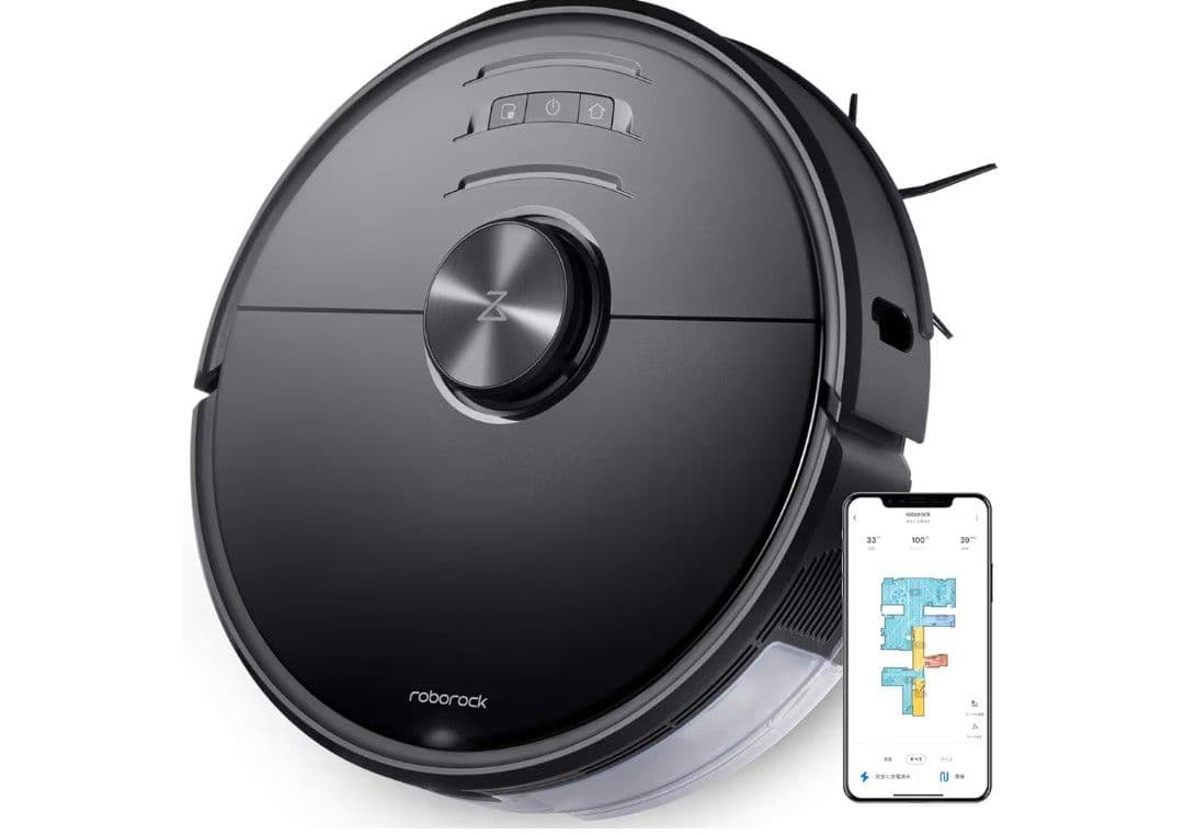 中古　Roborock S6 MaxVのロボット掃除機　新品取り替え部品付き