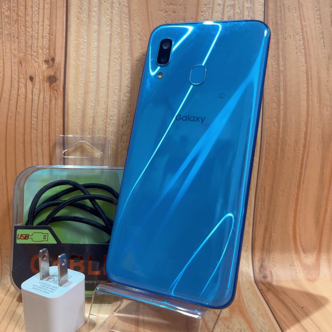 SIMフリー 本体 Galaxy A30 64 GB 168G2 ブルー