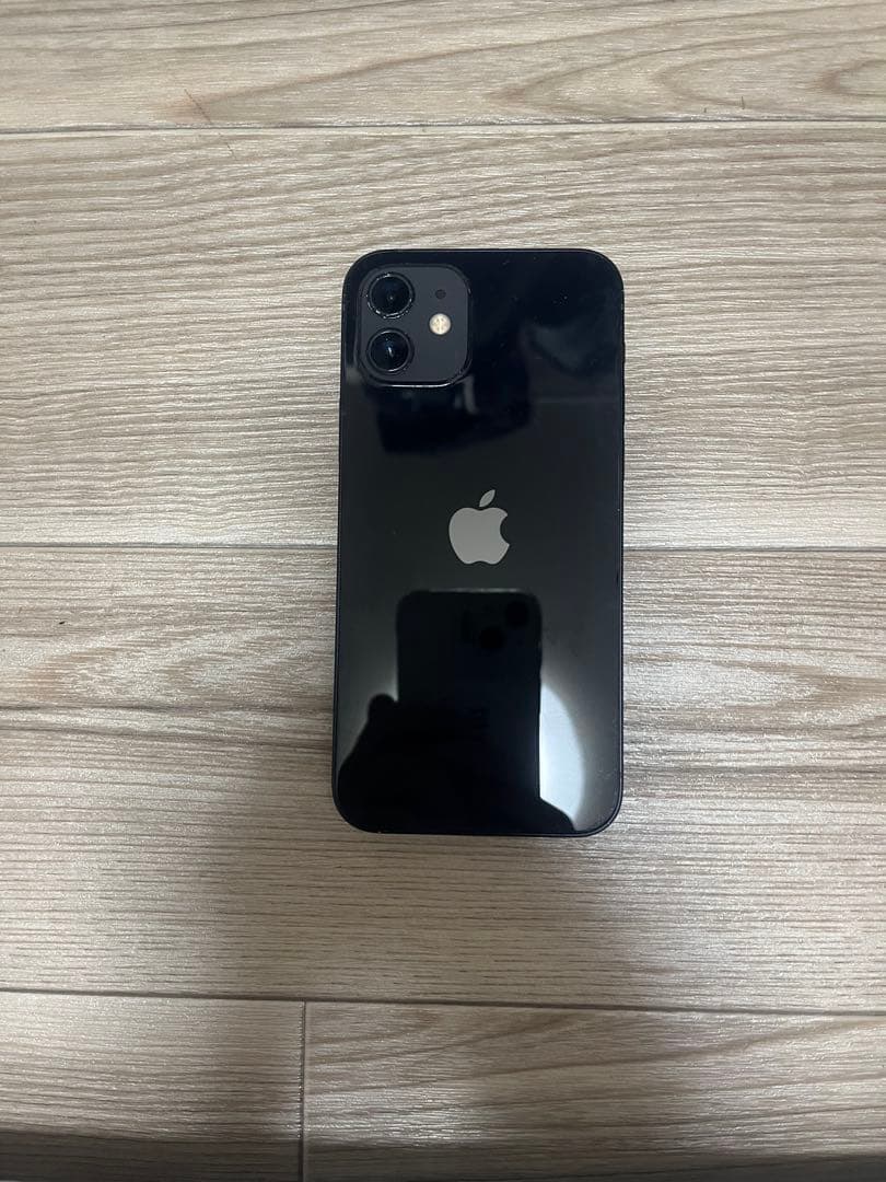 Apple iPhone 12ブラック 本体 充電ケーブル付き