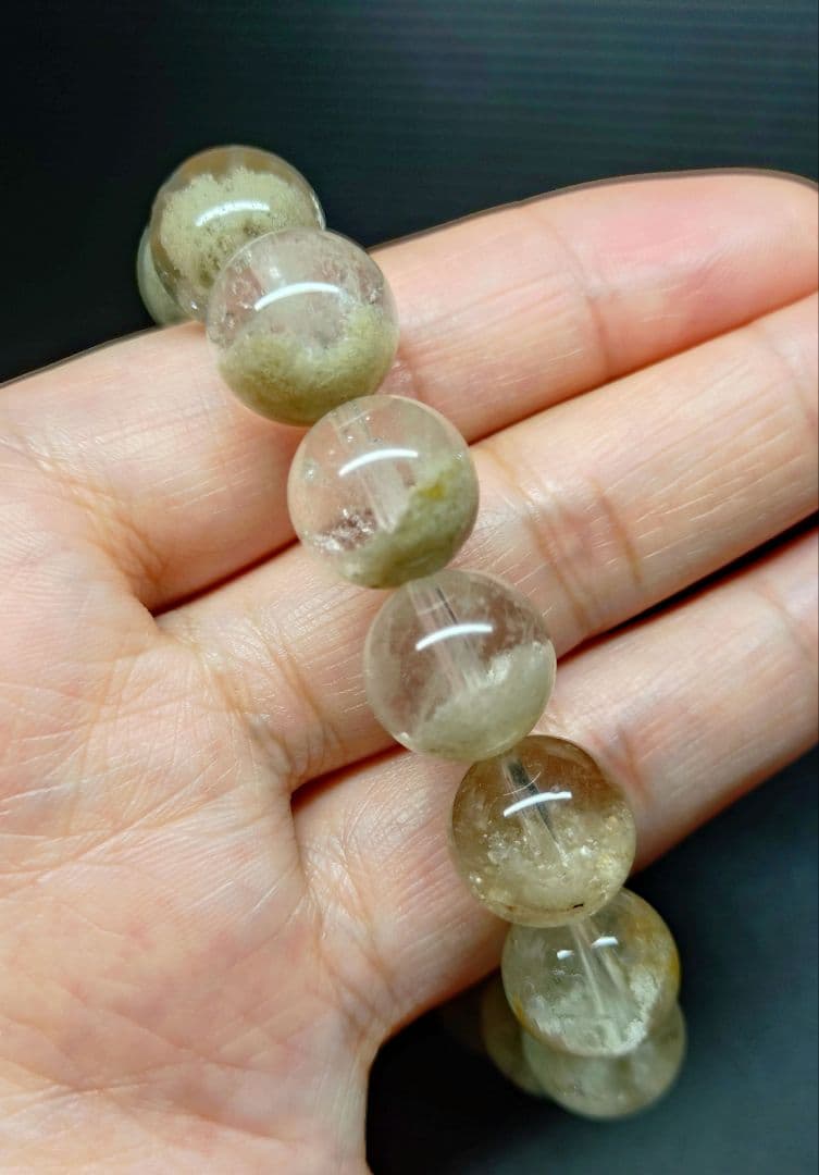 ガーデンクォーツ　庭園水晶　13mm　内径19cm　長寿・健康・繁栄