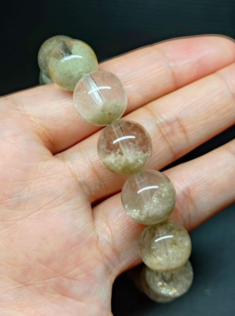 ガーデンクォーツ　庭園水晶　13mm　内径19cm　長寿・健康・繁栄