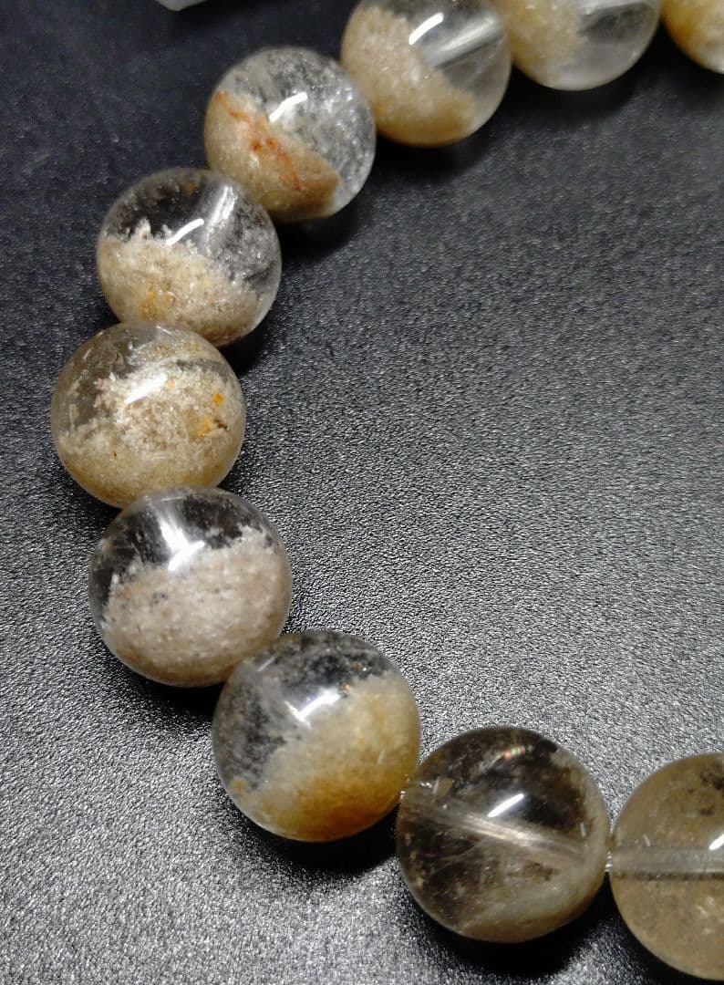ガーデンクォーツ　庭園水晶　13mm　内径19cm　長寿・健康・繁栄