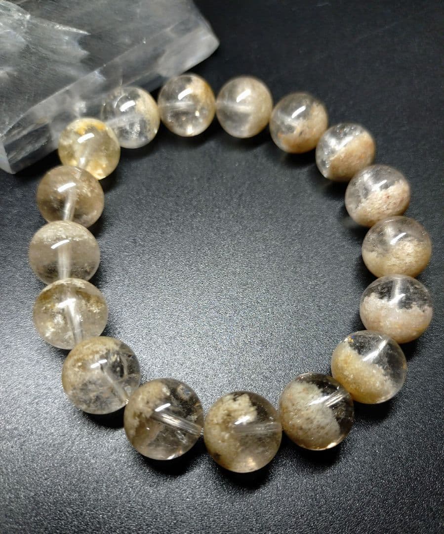 ガーデンクォーツ　庭園水晶　13mm　内径19cm　長寿・健康・繁栄