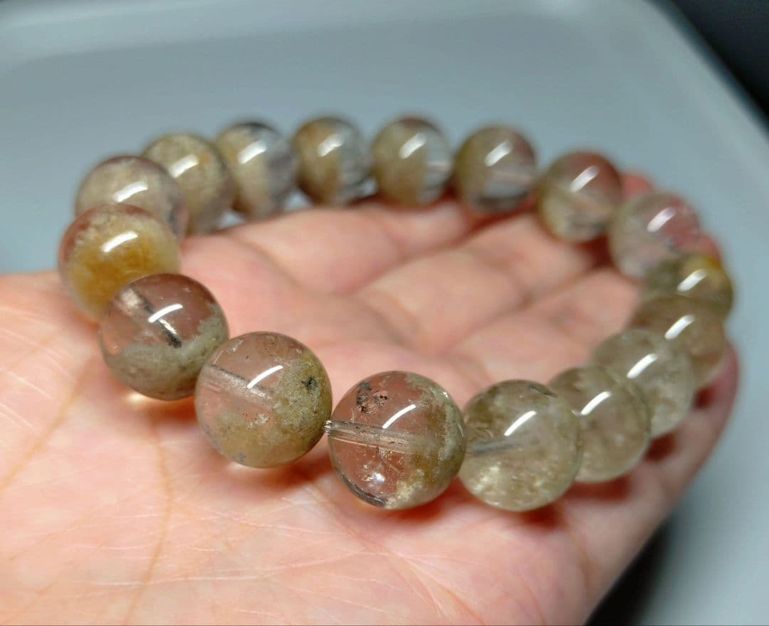 ガーデンクォーツ　庭園水晶　13mm　内径19cm　長寿・健康・繁栄