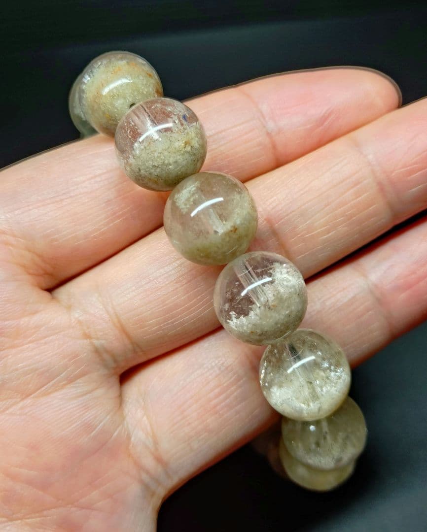 ガーデンクォーツ　庭園水晶　13mm　内径19cm　長寿・健康・繁栄