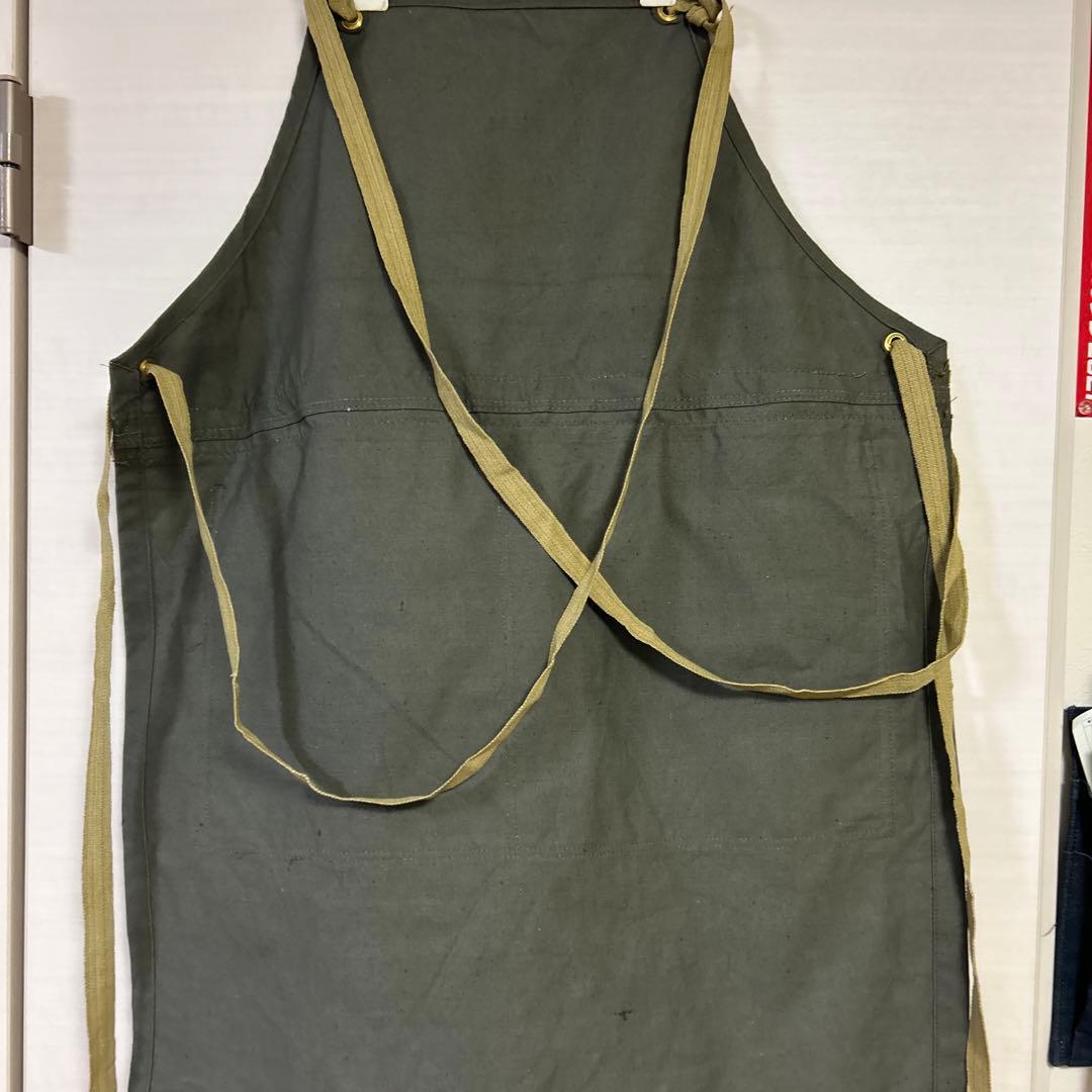 ミリタリーエプロン　実物　軍ものバック　リメイク品