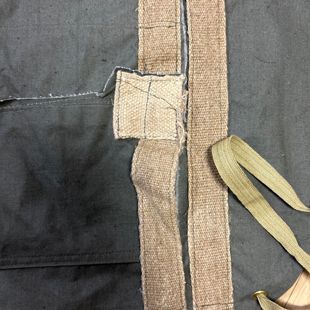 ミリタリーエプロン　実物　軍ものバック　リメイク品