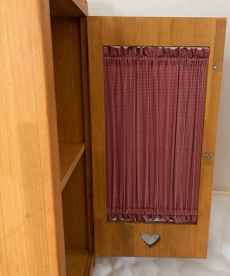 カントリー家具　木製　ハート