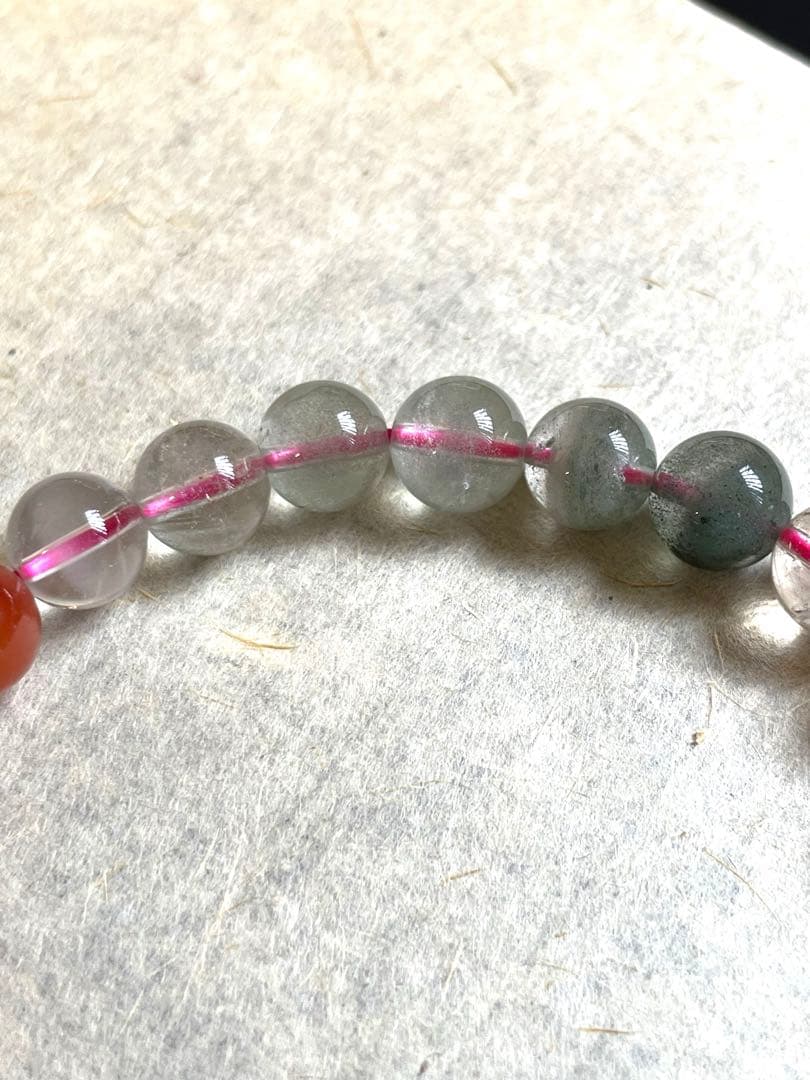 【匿名配送】ルチル スーパーセブン グリーンガーデン ラビット ブレスレット