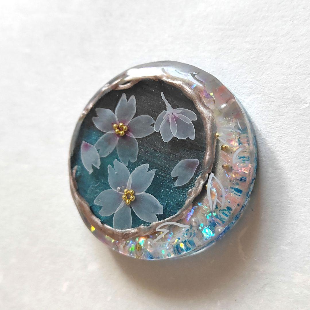 【751】ハンドメイド　レジン　ヘアゴム　ポニーフック