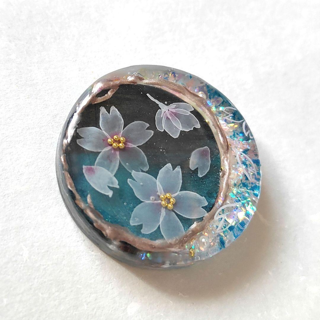【751】ハンドメイド　レジン　ヘアゴム　ポニーフック
