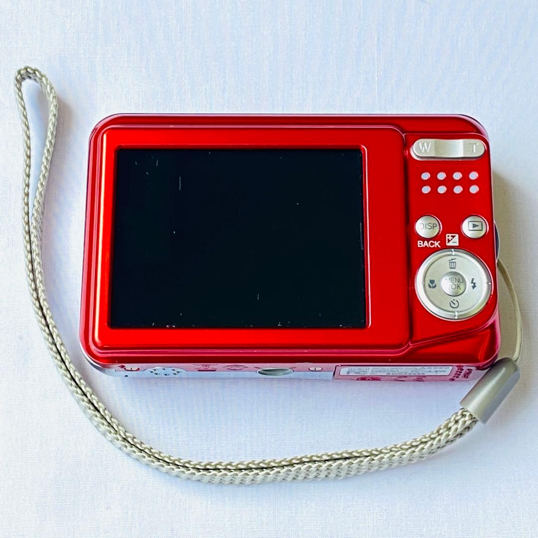 富士フイルム FinePix AX660 レッド デジカメ 中古 動作確認済み