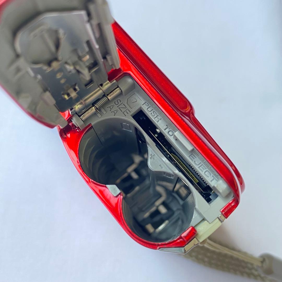 富士フイルム FinePix AX660 レッド デジカメ 中古 動作確認済み