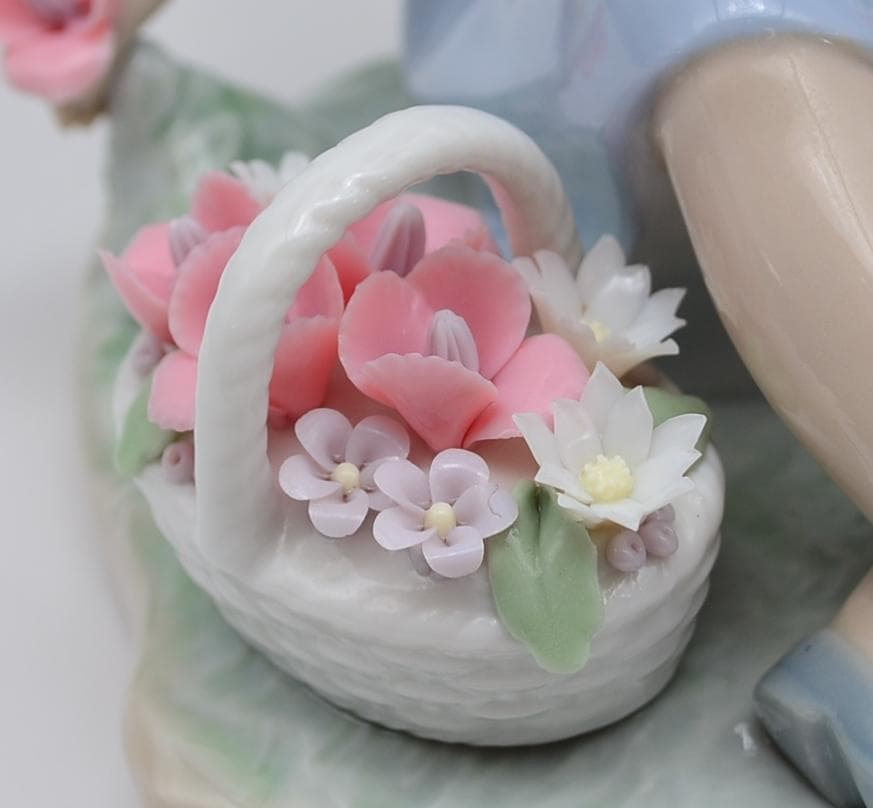 野の花とともに　＃1287　No.4　★リヤドロ　スペイン　ポーセリン　絶版