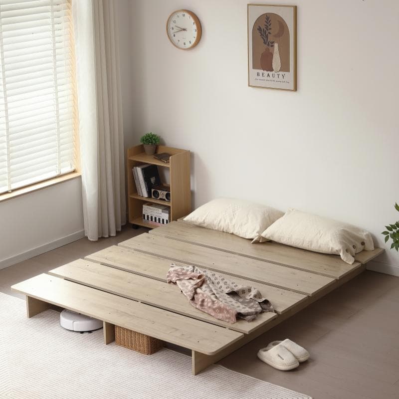 【SD・幅140cm】ベッドフレーム すのこベッドおしゃれ 一人暮 NATURL
