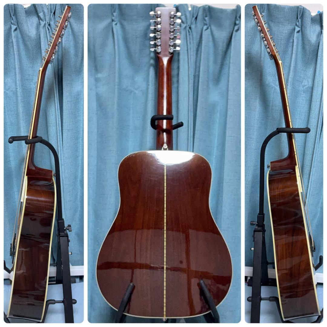 【国産☆牛骨☆エレアコ】MORRIS！B-40！12弦【弾き易く調整☆新品弦】